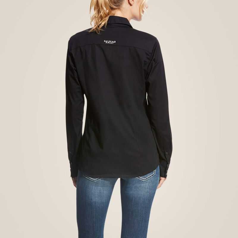 Ariat Kirby Stretch Shirt Black | 263FBLXZH