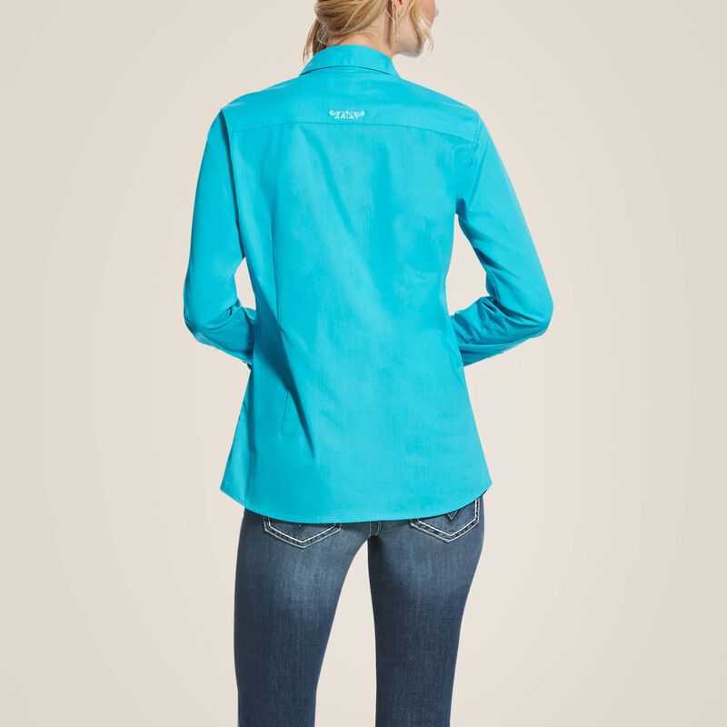 Ariat Kirby Stretch Shirt Bluebird | 483DKGYWO