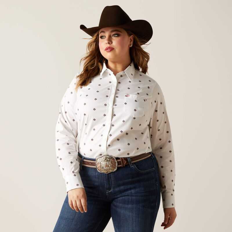 Ariat Kirby Stretch Shirt Thunderbird Print | 295XREJYL