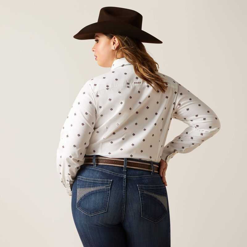 Ariat Kirby Stretch Shirt Thunderbird Print | 295XREJYL