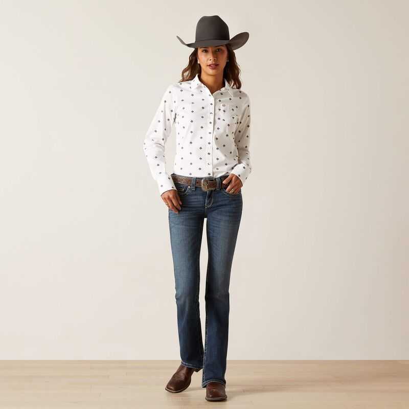 Ariat Kirby Stretch Shirt Thunderbird Print | 295XREJYL