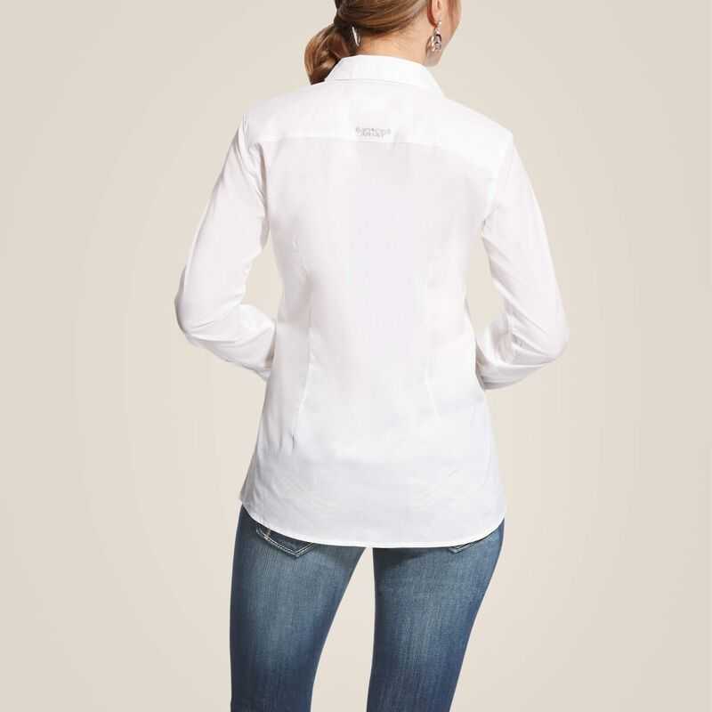 Ariat Kirby Stretch Shirt White | 079PLHJME