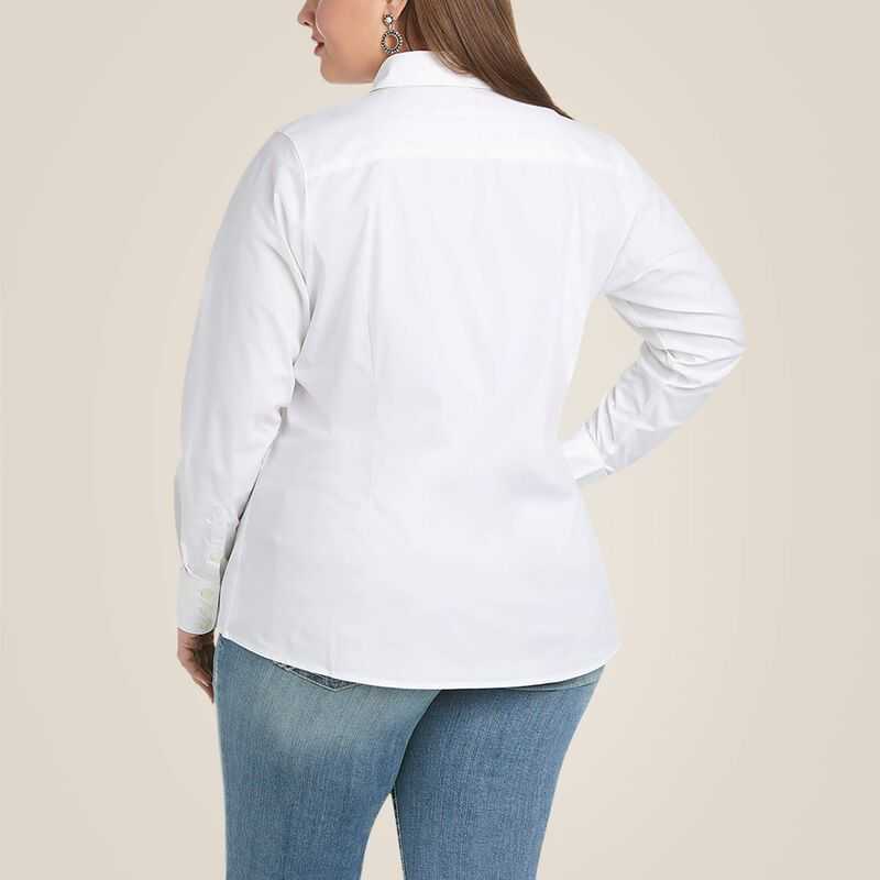 Ariat Kirby Stretch Shirt White | 079PLHJME