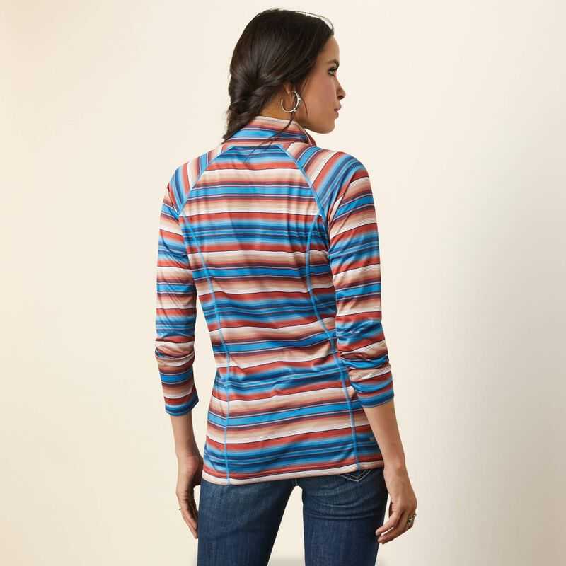 Ariat Laguna 1/4 Zip Top Horizon Serape | 074WBDQGU