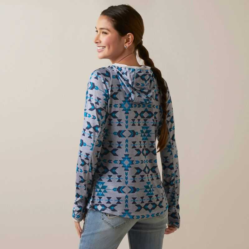 Ariat Laguna Hoodie Riverton Print | 576BLEUGA