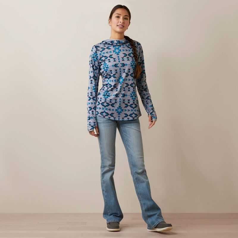 Ariat Laguna Hoodie Riverton Print | 576BLEUGA