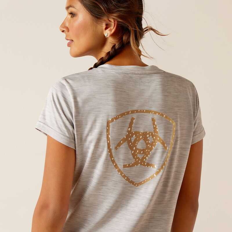 Ariat Laguna Logo Top Grey | 625OLCBDV