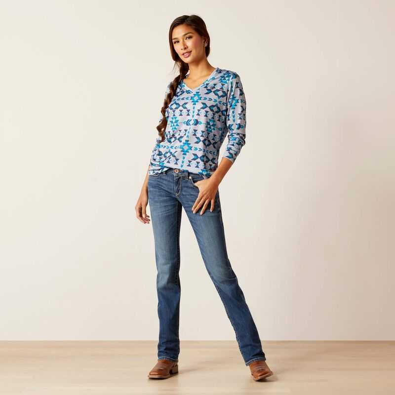 Ariat Laguna Top Riverton Print | 028SZQDXO