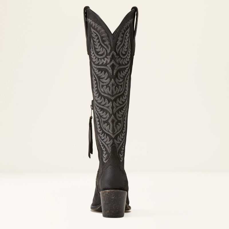 Ariat Laramie StretchFit Western Boot Black | 947ZDQRJS