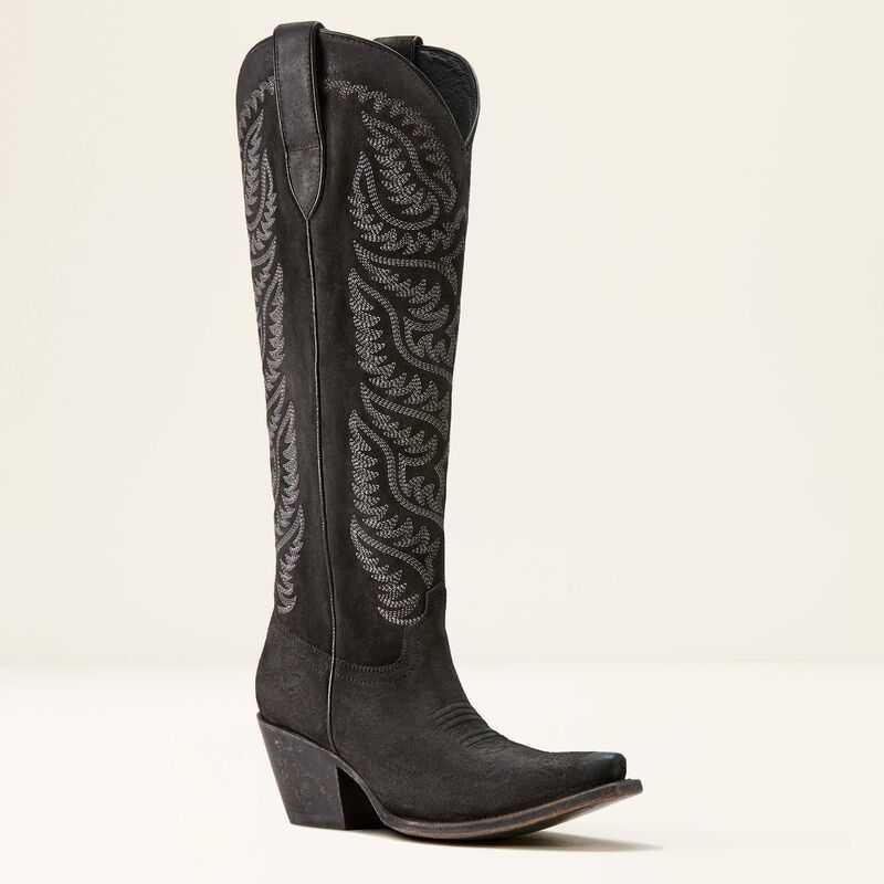 Ariat Laramie StretchFit Western Boot Black | 947ZDQRJS