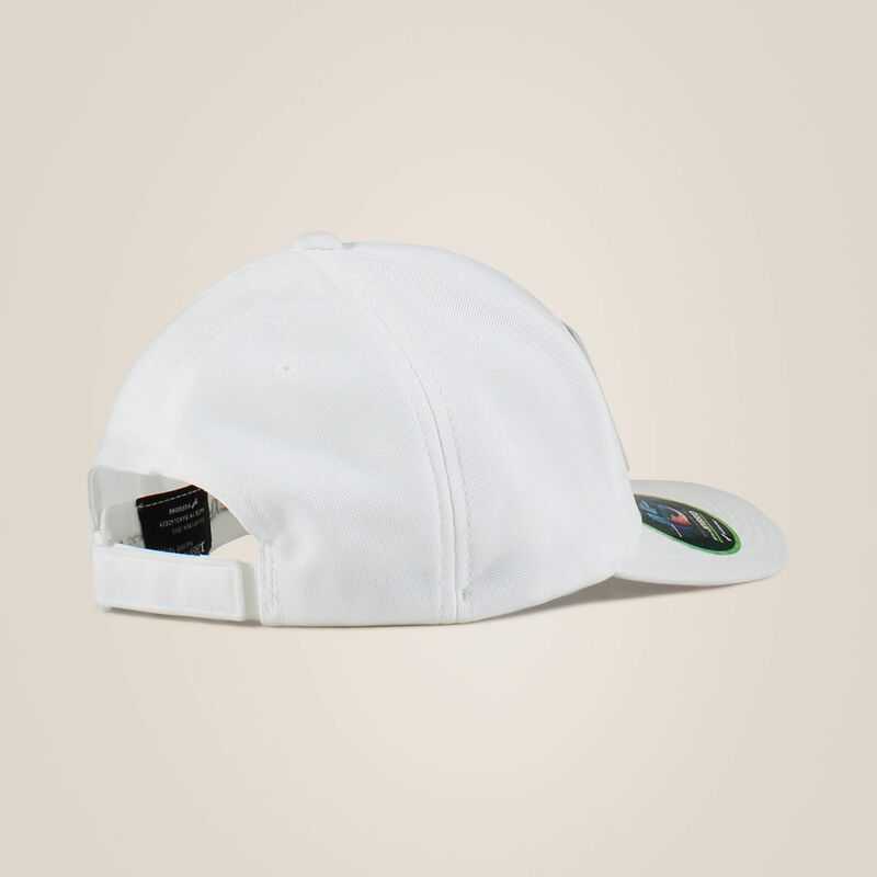 Ariat Large logo patch cap White | 023UAZJDT