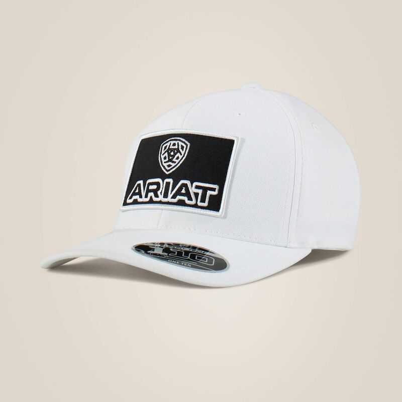 Ariat Large logo patch cap White | 023UAZJDT