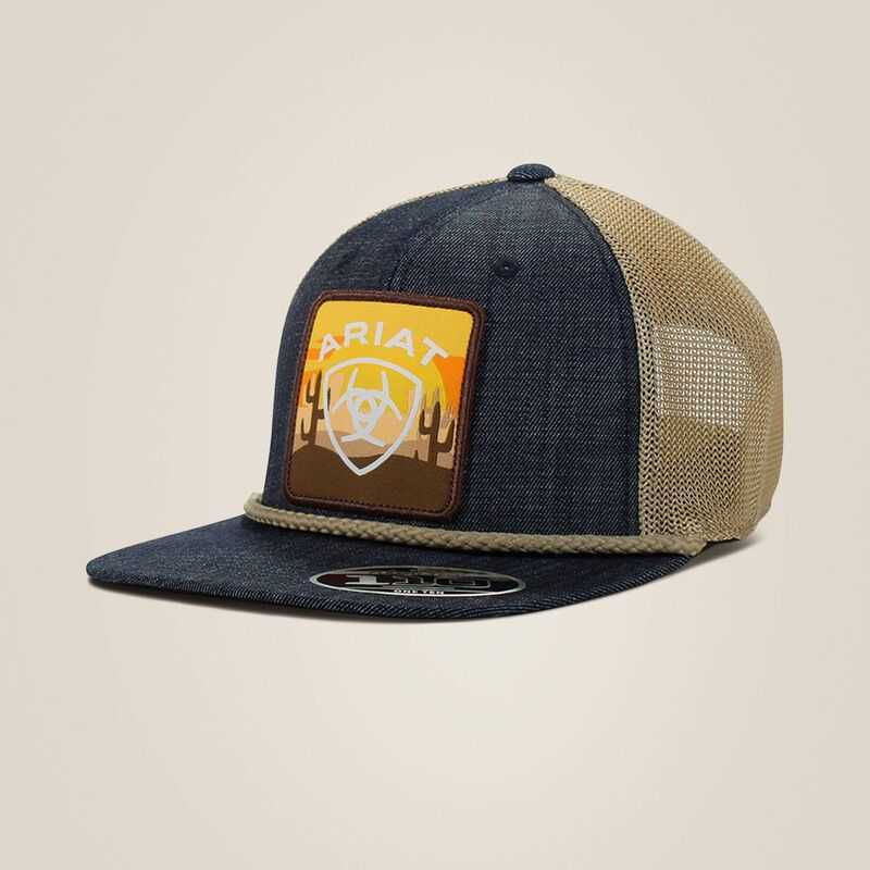 Ariat Large logo patch desert cap Blue | 634UPROQI