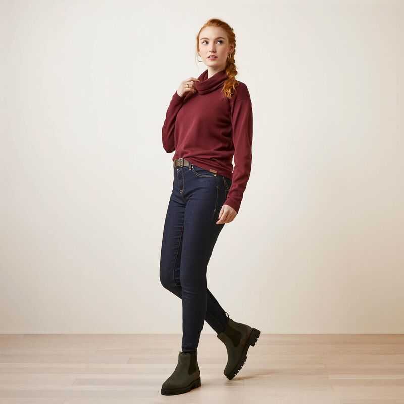 Ariat Lexi Sweater Brown | 293XWYPJE