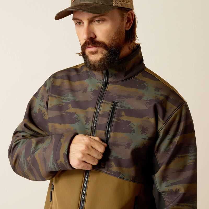 Ariat Logan Softshell Jacket Camo | 521JYPIQO