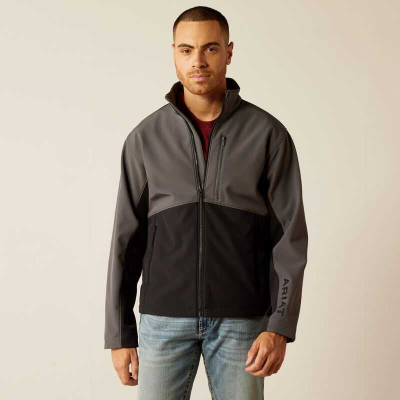 Ariat Logan Softshell Jacket Grey | 026TIRBZG