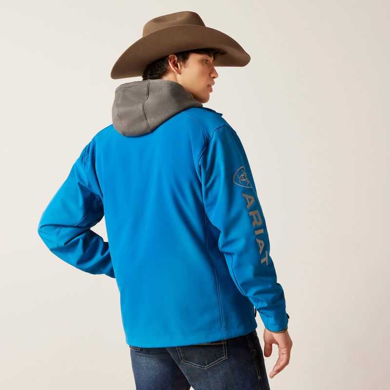 Ariat Logo 2.0 Softshell Jacket Blue | 405BREZTK