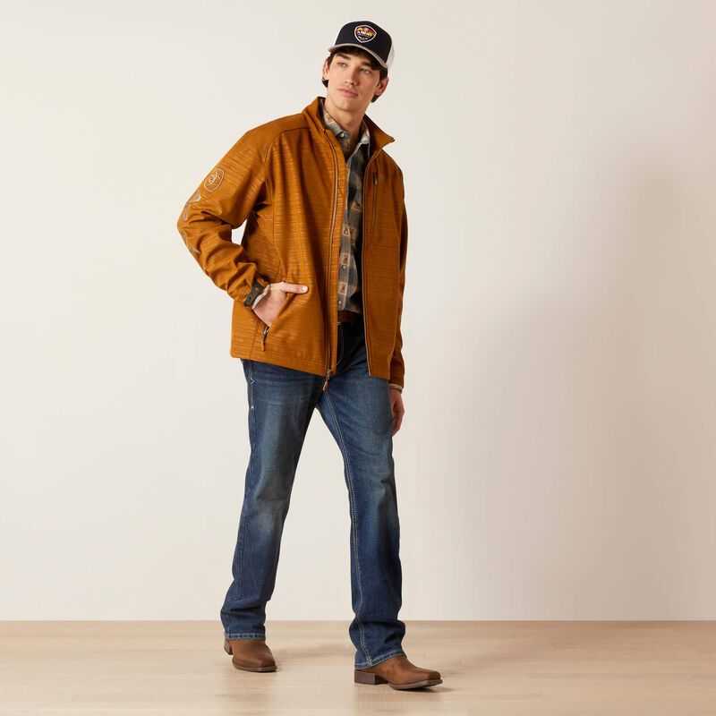 Ariat Logo 2.0 Softshell Jacket Brown | 075LMWUYK