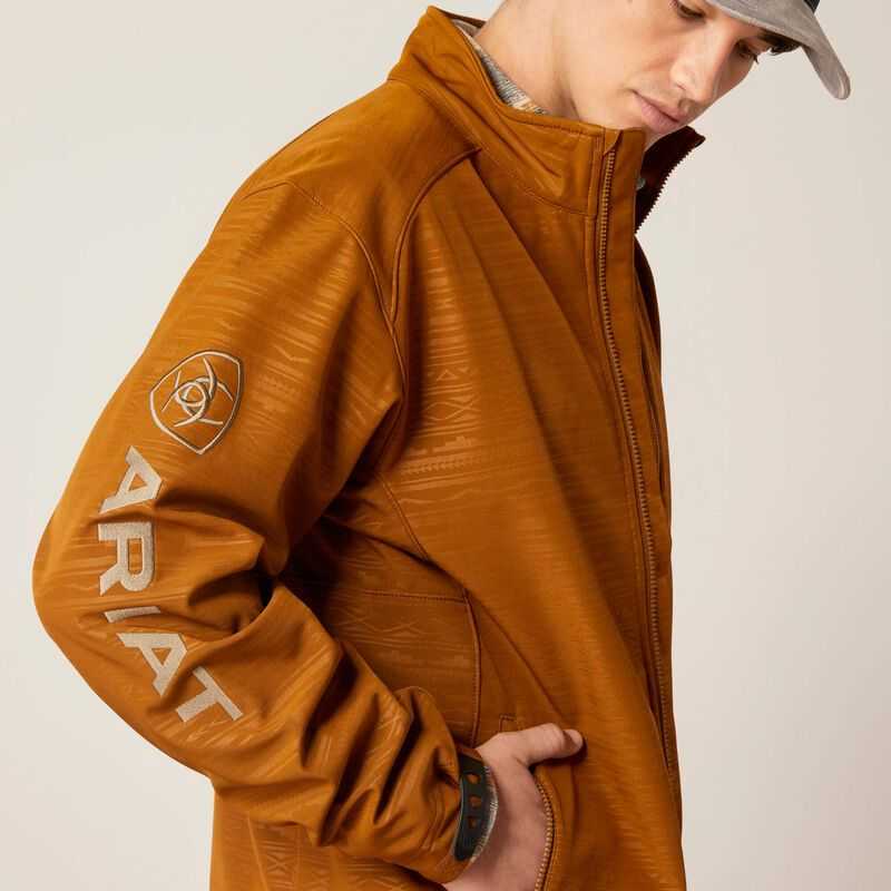 Ariat Logo 2.0 Softshell Jacket Brown | 075LMWUYK