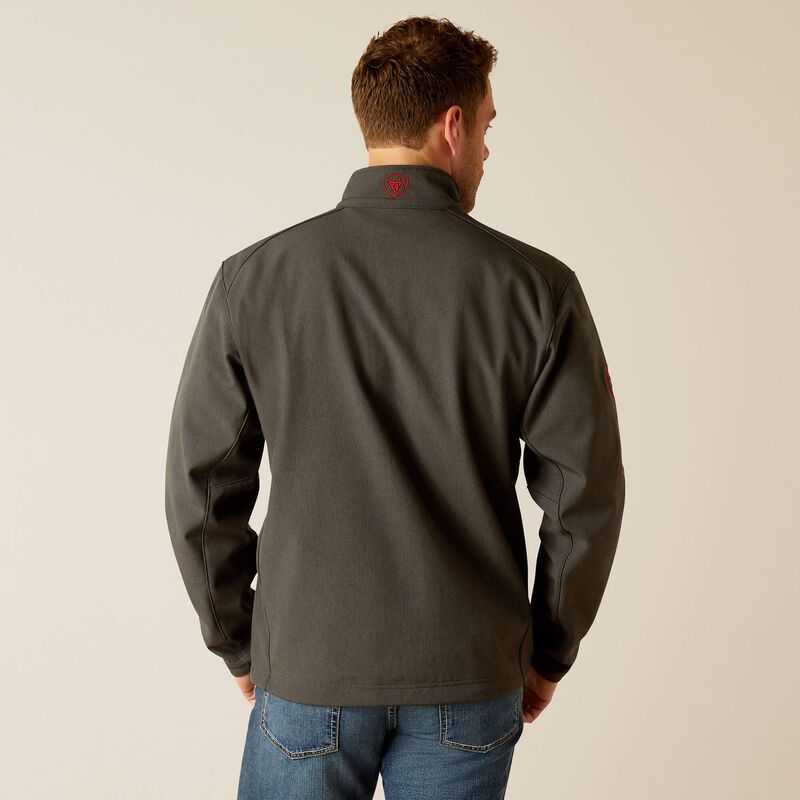 Ariat Logo 2.0 Softshell Jacket Char/Americana | 235JAYQMX