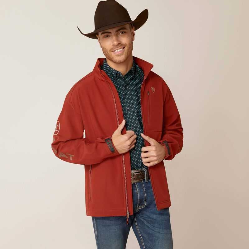 Ariat Logo 2.0 Softshell Jacket Koa Wood | 439WQONKI