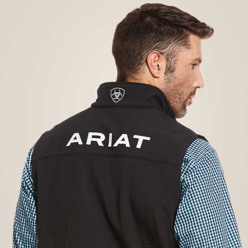 Ariat Logo 2.0 Softshell Vest Black | 935MOZLPT