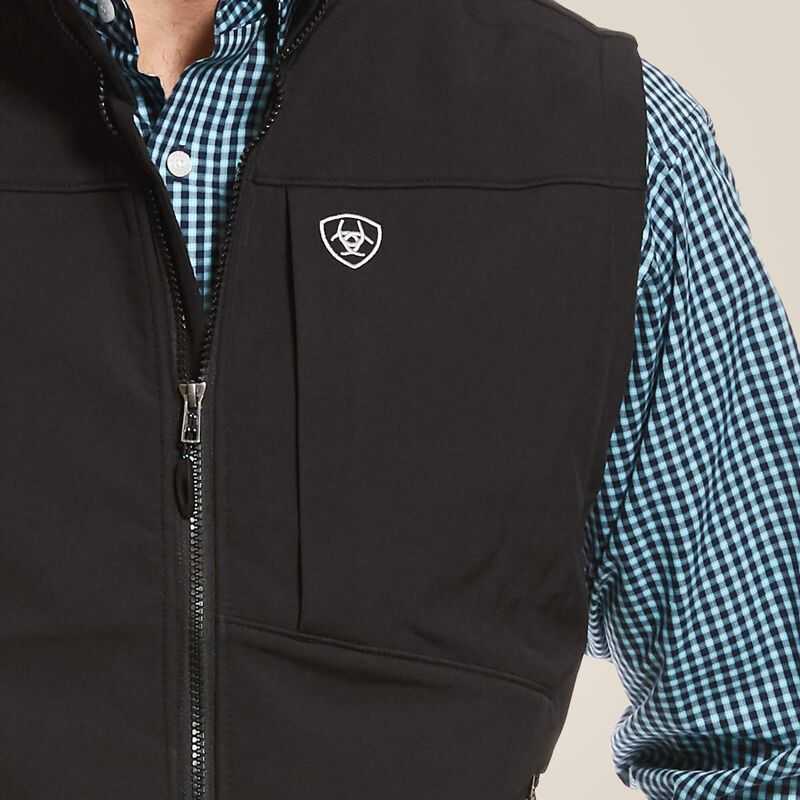 Ariat Logo 2.0 Softshell Vest Black | 935MOZLPT