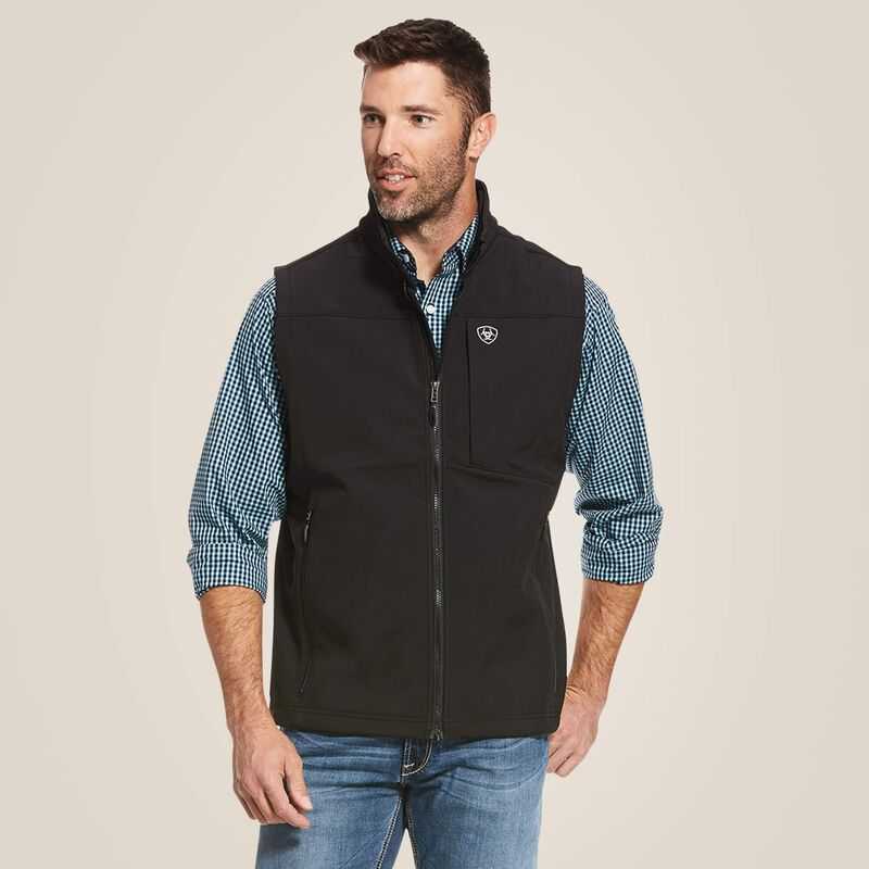 Ariat Logo 2.0 Softshell Vest Black | 935MOZLPT