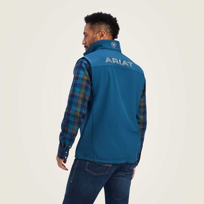 Ariat Logo 2.0 Softshell Vest Blue | 361JMTDWC