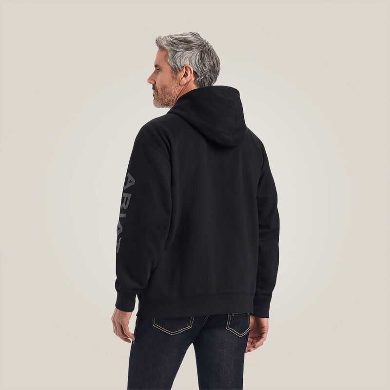 Ariat Logo Hoodie Black | 419NVPFLJ