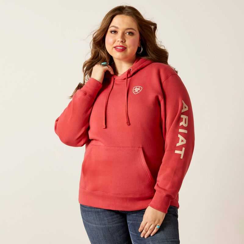 Ariat Logo Hoodie Cardinal | 320QBUMGY