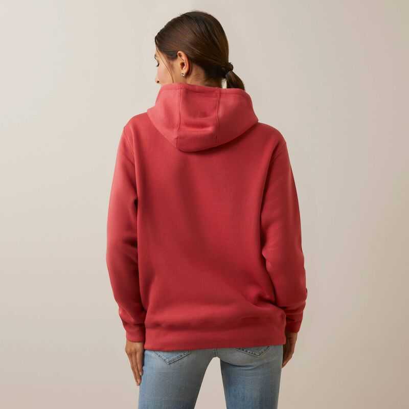 Ariat Logo Hoodie Cardinal | 320QBUMGY