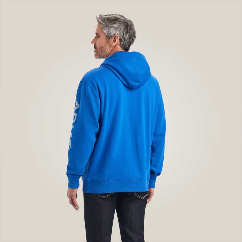 Ariat Logo Hoodie Deep Blue | 497SUCMGH