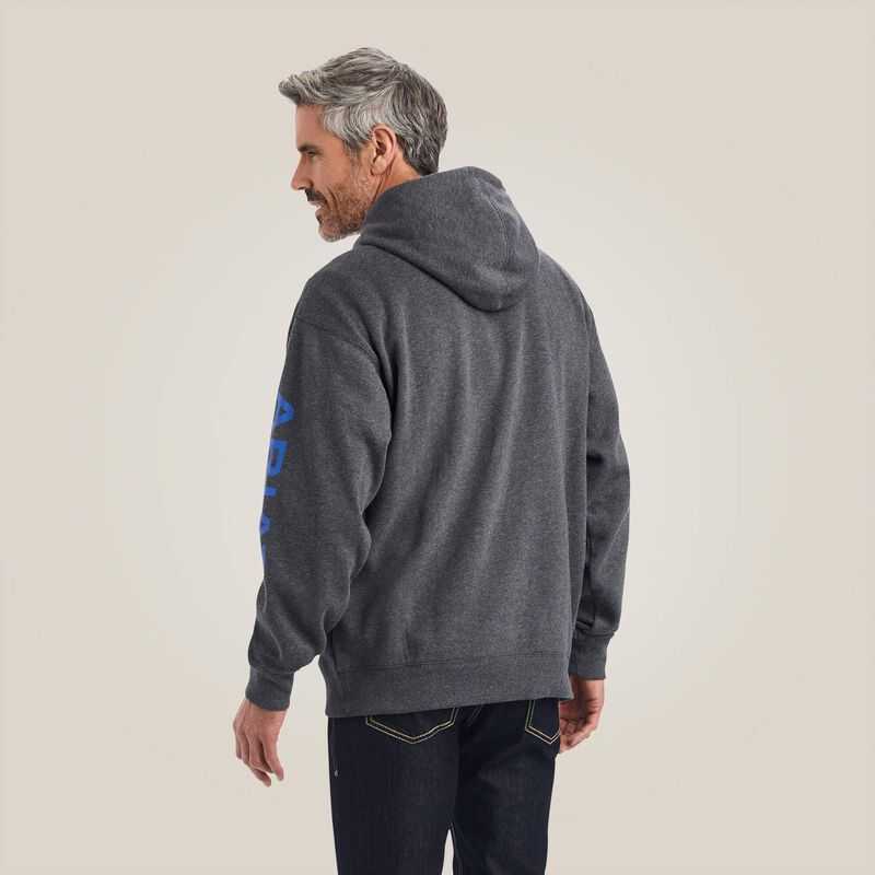 Ariat Logo Hoodie Grey | 940LNTEZV