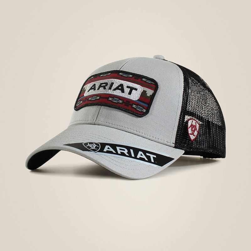 Ariat Logo patch cap gry/multi Grey | 412RGSICW