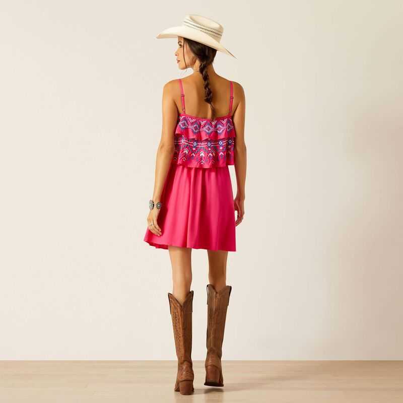 Ariat Malena Dress Pink Peacock | 329ASBIPN