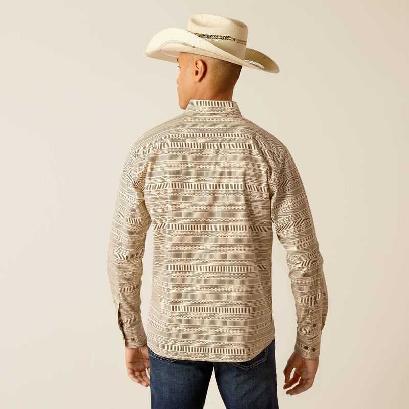 Ariat Marvin Stretch Modern Fit Shirt Sandshell | 168IBYARG