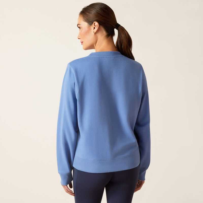 Ariat Memento Sweatshirt Blue | 698POJVTR