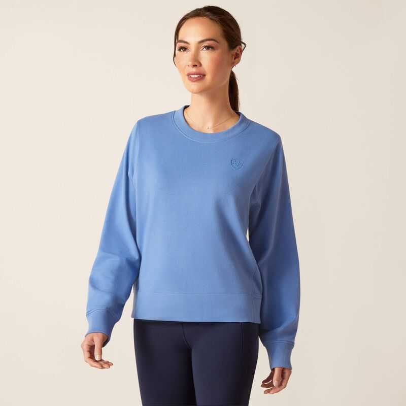 Ariat Memento Sweatshirt Blue | 698POJVTR