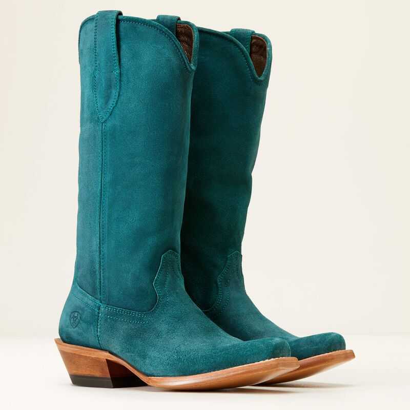 Ariat Memphis Western Boot Deep Turquoise | 094LIVZMP