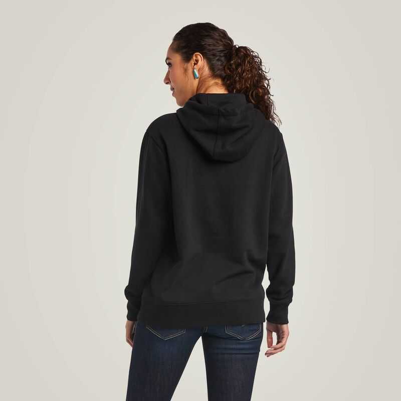 Ariat Mexico Hoodie Black | 304JSZOID