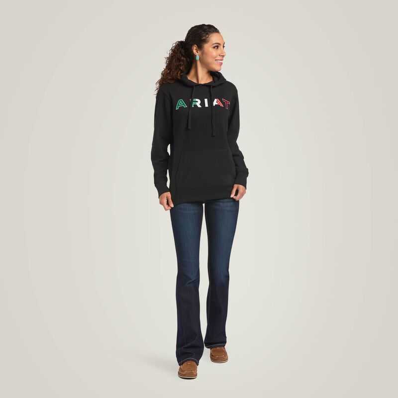 Ariat Mexico Hoodie Black | 304JSZOID