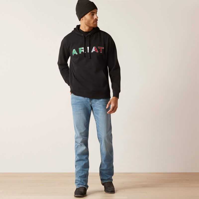 Ariat Mexico Hoodie Black | 623VNACYW