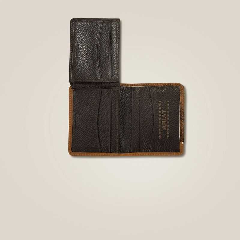 Ariat Mexico eagle bifold wallet Brown | 235MXROPB