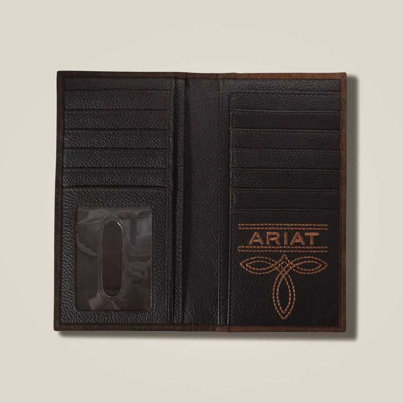 Ariat Mexico shield rodeo wallet Brown | 310FBDMHQ