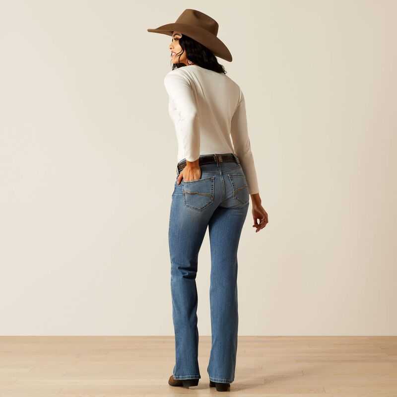 Ariat Mid Rise Allison Boot Cut Jeans California | 745JABFGK