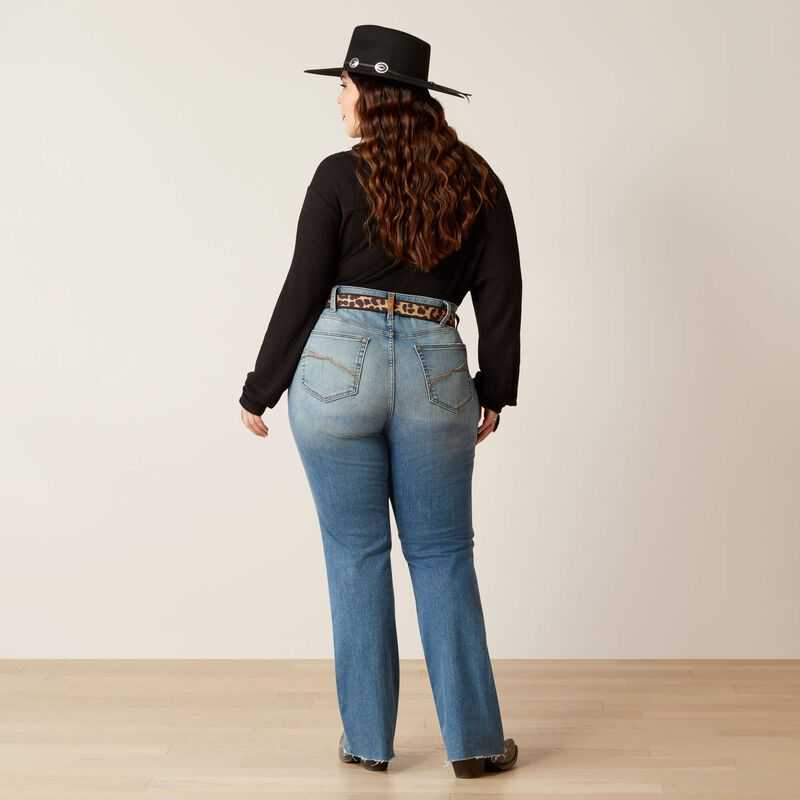 Ariat Mid Rise Allison Boot Cut Jeans California | 745JABFGK