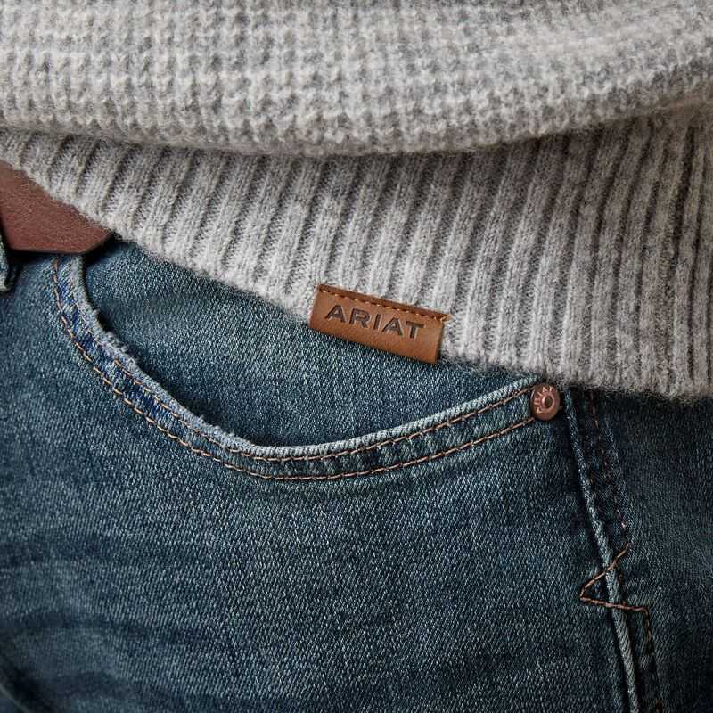 Ariat Mill Valley Sweater Grey | 961SVHEPD