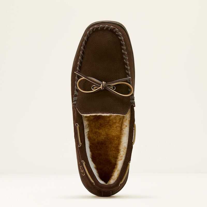 Ariat Moccasin Slipper Brown | 759LFHJGQ