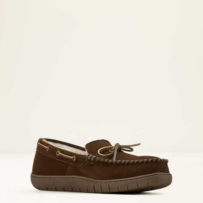 Ariat Moccasin Slipper Brown | 759LFHJGQ